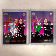 Upper Deck 1993 Bugs Bunny Hare-Os Looney Tunes 2-Card Lot BBH2 BBH5 picture