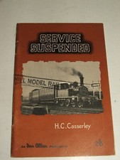 1951 IAN ALLAN BOOKLET `SERVICE SUSPENDED` LOST PASSENGER STEAM RAILWAY SERVICES picture
