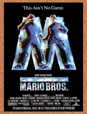 1992 Super Mario Bros Movie Theatric Original Advertisement / Retro Wall Art v1 picture