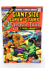 Giant-Size Super-Stars #1 Thing vs Hulk Battle 1974 Marvel Comics VG/VG+ picture