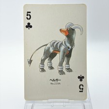 Pokemon Playing Card Houndoom Vintage Nintendo Gold Silver Part 2 Japanese Rare picture