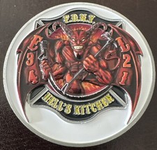 Engine-34 Ladder-21 New York Fire Department Challenge Coin FDNY Hells Kitchen picture