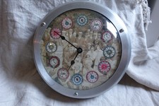 Vintage FoxKlox USA “Art Conquers Time” wall clock 10