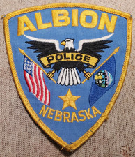 NE Albion Nebraska Police Shoulder Patch picture