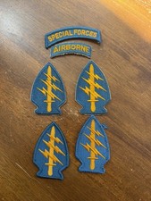 Vintage U.S. Army Special Forces Airborne Patch Lot — Six Pieces picture