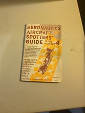 Aeronautics Aircraft Spotters Guide Issue 4 1942 WWII Recognition Manual picture