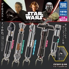 Star Wars Lightsaber Die cast collection Capsule Toy 5 Types Full Complete set picture