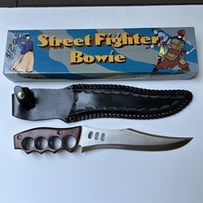 Old Smoky 15” Street Fighter Bowie Fixed Blade Hunting Knife New Box W/ Sheath picture