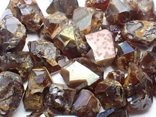 Total 100cts  Rough Rainbow Garnet Andradite Crystal from Kohse Mine, JAPAN picture