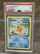 2016 Pokemon XY Evolutions Magikarp #33/108 PSA 7 picture