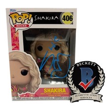 Shakira Signed Autograph Funko Pop 406 Beckett BAS picture