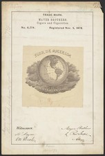 Photo:Mayer Brothers Flor de America Cigar Trademark 1878 Cigarettes Brand picture