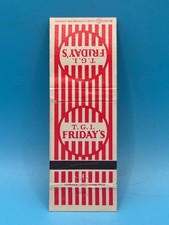 Vintage T.G.I. Friday's Matchbook Cover Atlas Match Corp. Restaurant Ad picture