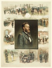 Grant from West Point to Appomattox  Thulstrup  8x12 Canvas Beautiful Repro picture