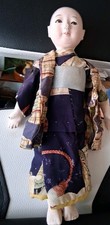ANTIQUE JAPANESE ICHIMATSU~BOY DOLL~ORIG. CLOTHES~ picture