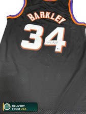 Suns Autographed Basketball Jersey Charles Barkley BAS AUTHENTICATION picture