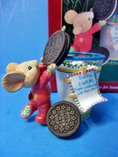 Carlton Cards OREO COOKIES for SANTA Christmas Ornament Mouse & Glass of Milk picture