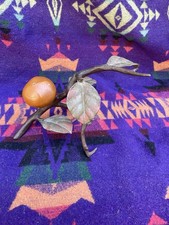 Antique Japanese Persimmon Tree Branch Desktop Sculpture picture