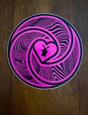 Dutch Bros Pink Heart Windmill Sticker picture