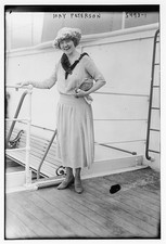 Photo:May Esther Peterson Thompson on Ship Deck June 1921 picture