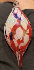 Vintage Hand Blown Glass Christmas Ornament picture