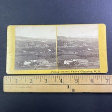 Pemigewasset Valley Stereoview E.J. Young Campton NH 1870s Chase's Hotel picture