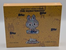 2025 Topps Chrome Labubu The Monsters 10 Anniversary Factory Sealed Hobby Box picture