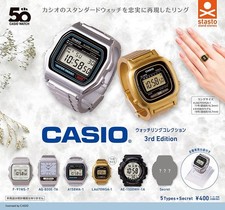 Casio Watch Ring 3rd Edition Capsule Toy Complete 6 Types set Figure Gacha Japan picture