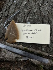 Arrowhead. Flint River Chert. Georgia. Corner Notch Arrowhead. Replica  picture
