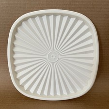 Tupperware Servalier Bowl Replacement Seal Sunburst Lid #837 Creamy White New picture