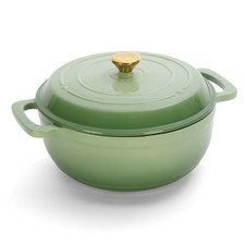 Dutch Oven With Lid Heavy-Duty Enameled Cast Iron Pot With Dual Handle for Cook picture
