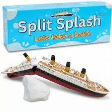 SplitSplash™ Realistic Split in half Titanic Full Color Bath Toy and Pool Toy picture