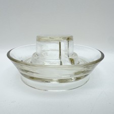 Vintage Farm Glass Chicken Waterer - Feeder - Patent No: 126997 - Clear Glass picture