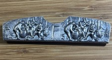 Denmark Tortoise Comb Case Tavern Scene Brewery Party Bar Keg Dog Antique Art  picture