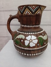 Ceramit Israel Handmade Signed Pottery Pitcher Jug Vase 11
