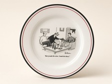 The New Yorker Restoration Hardware Plate – Leo Cullum “Barry Made the Wine” picture