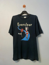 Vintage 90s Everclear Band Grunge Dr Suess Style Tshirt BOT_205   picture