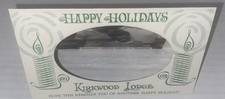 Hagadorns Kirkwood Lodge Osage Beach MO VTG Souvenir Photo Happy Holidays Prop picture