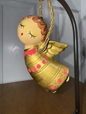 Vintage Hand Painted Flying 50s Christmas Tree Ornament Made In Japan picture