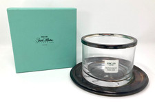 Ercuis Saint Hilaire Caviar Chiller Bowl and Tray Silverplate / Glass Excellent picture