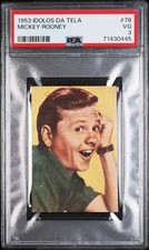 Mickey Rooney 1953 Idolos Da Tela Vintage Movie Card PSA 3 Pop1  National Velvet picture