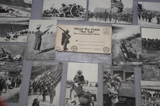WW1 Complete Set of 15 Official War Postals U.S. Army Postcards RARE FIND picture