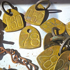 Vintage Cattle Tags For Projects, Decor, Etc... picture
