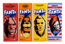 COMPLETE Fanta Halloween Promotional 4 Box Collector Set Horror Movies picture
