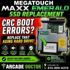 MEGATOUCH MAXX Emerald SSD Hard Drive - Fix CRC Boot Errors picture