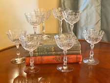 Set of 8 Fostoria Navarre Champagne Coupe picture