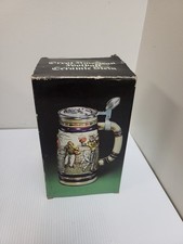 Avon 1983 Great American Football Ceramic Beer Stein picture