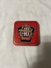 RARE - Vintage Winston Cigarettes 40th Anniversary Lighter In Metal Tin 1994 picture
