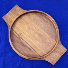 Vintage Dansk Large Teak Wood Serving Tray w/Handles Denmark IHQ MCM Quistgaard picture