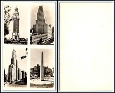 ARGENTINA RPPC Photo Postcard - Buenos Aires, Multieview Photos 